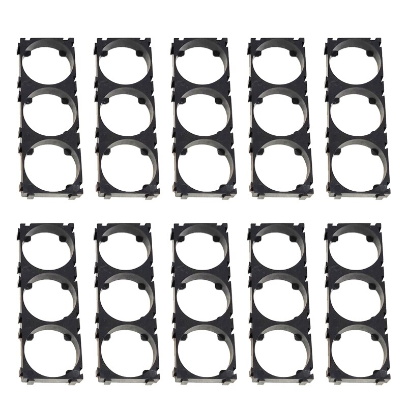 10 pçs 21700/32650 suporte da bateria suportes de plástico 21700 suporte da bateria para 21700/32650 bateria 1x 3/1x2 diy acessórios