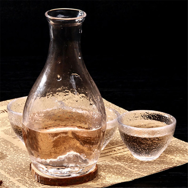 4 stuks japanse sake set wijnfles heupfles likeur sake pot beker glas wodka sake beker set witte wijn beker barset 1 pot 3 bekers