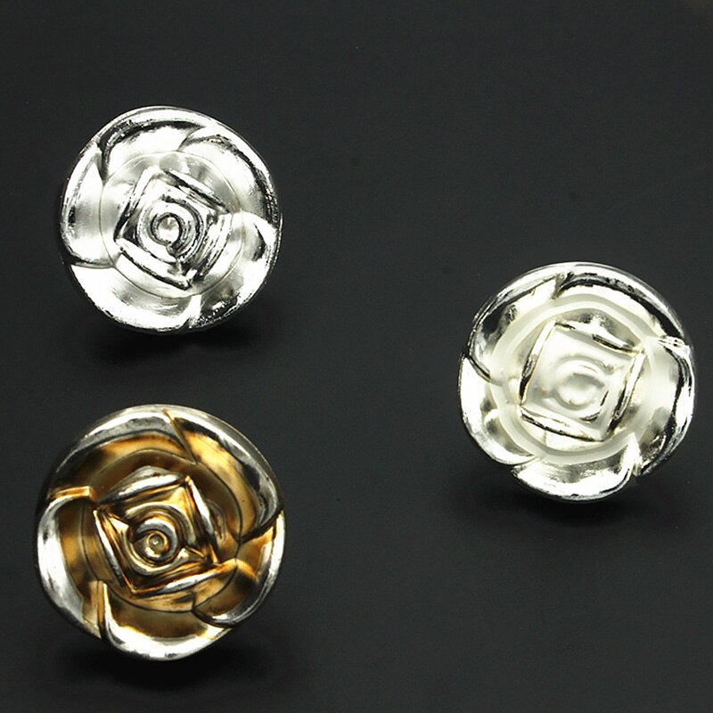 Vintage Roses Flower Shape Alloy Cabinets Knobs & Knobs Furniture Handles Door Knob Cabinet Drawer Pull Handle for Home Hardware