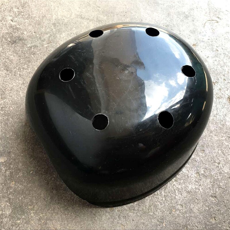 Breathable Helmet Shell Plastic ABS Outdoor Sports Anti-collision Black White 58 cm Strong Anti-high Pressure Safety Protection: black