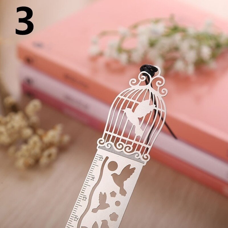 Reglas de bolsillo de acero inoxidable, balanza métrica grabada como marcador, accesorios Kawaii, regla bonita, 2 uds.: 3