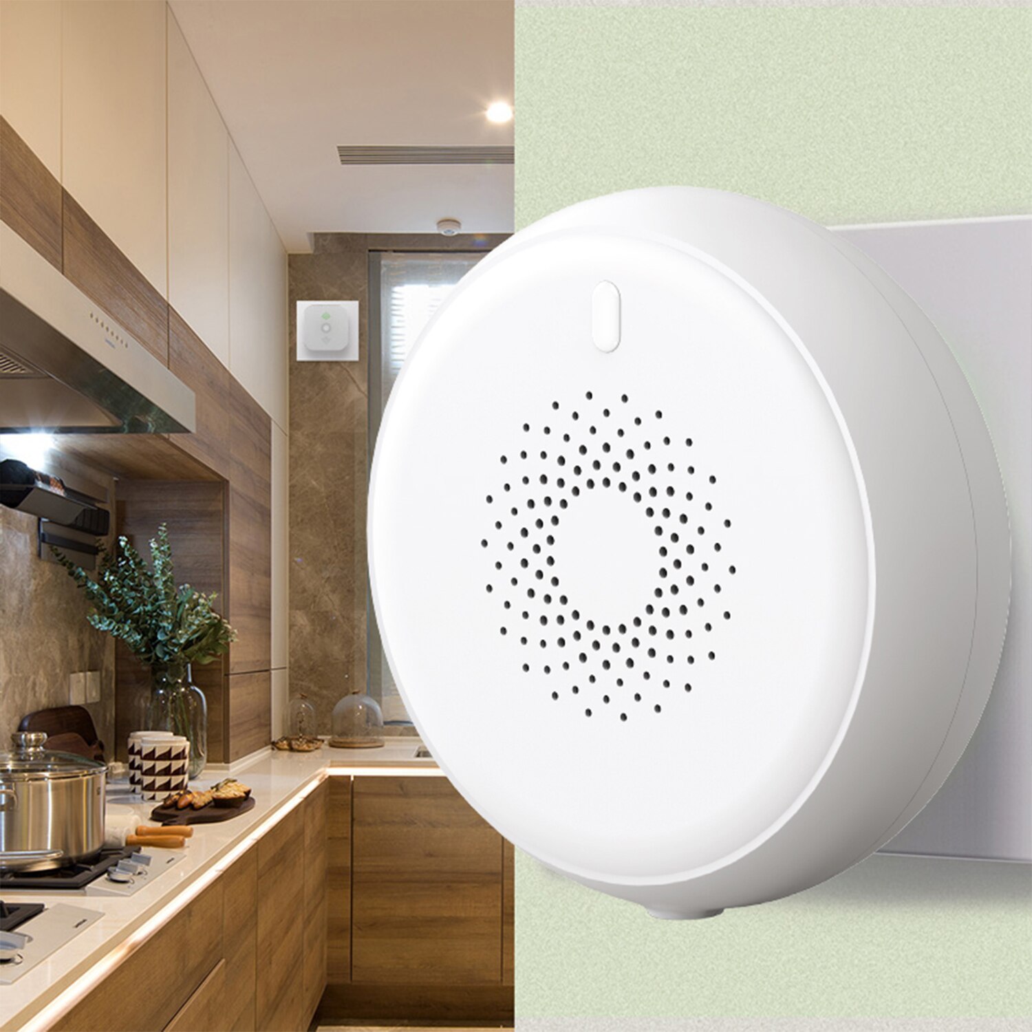 Digital Gas Sensor Smoke Gas Leakage Sensor Wireless Alarm Sensor Automatic Household Alarm Sensor Security Protection