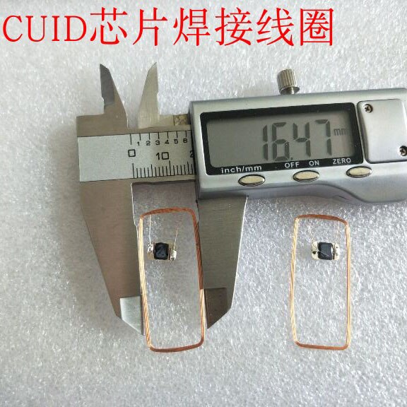 37*17*0.27mm 13.56MHz CUID COB and antenna IC tags 10pcs/Lot