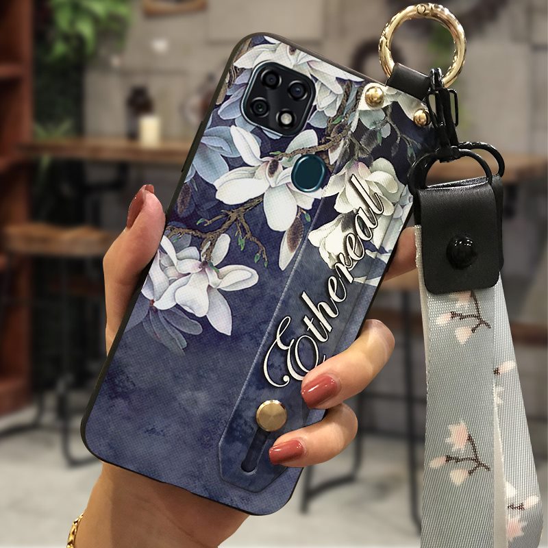 Schokbestendig Siliconen Telefoon Geval Voor Zte Blade 20 Lanyard Vuilwerend Polsband Voor Vrouw: picture 4