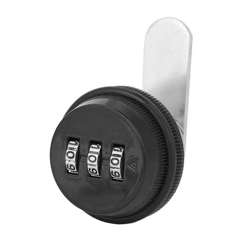 Zinc Alloy Password Combination Camlock Locker Three-digit Pass Protector Door Lock Home Security