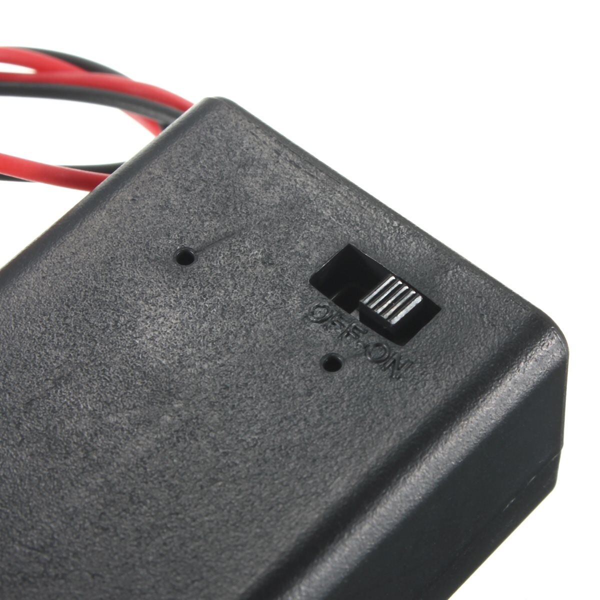 universal ABS DIY Standard 9V Battery Storage Holder Case Boxes with Cord Wire Lead ON/OFF Toggle Switch 67x33x20mm