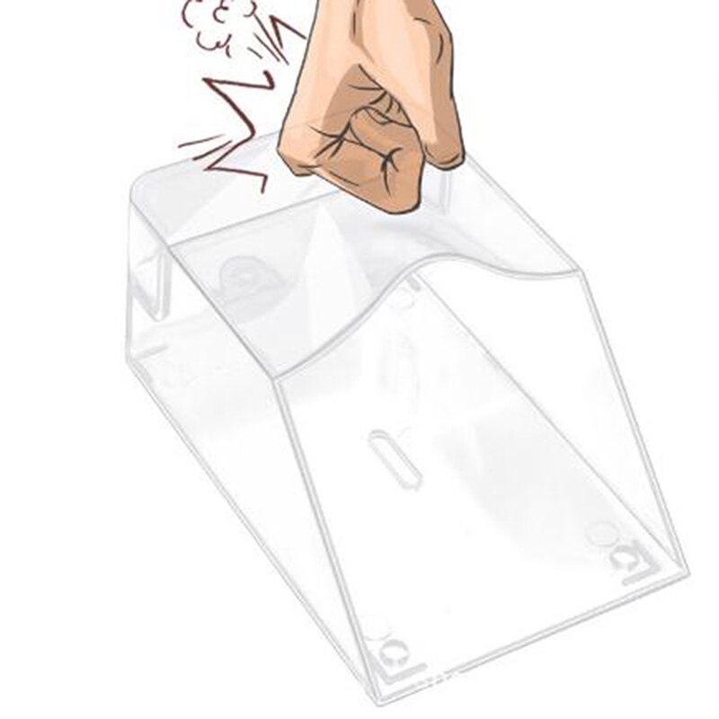 Capa transparente impermeável para campainha, sem fio, para porta, sino, à prova d&#39;água, para área externa, pátio, móveis de jardim