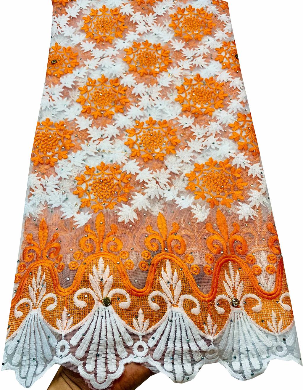 Commercio all&#39;ingrosso 2022 ultimo tessuto di pizzo netto francese africano con pietre 5Y. Tessuto di pizzo Tulle africano di alta qualità per matrimonio YLL3817: AS PIC1