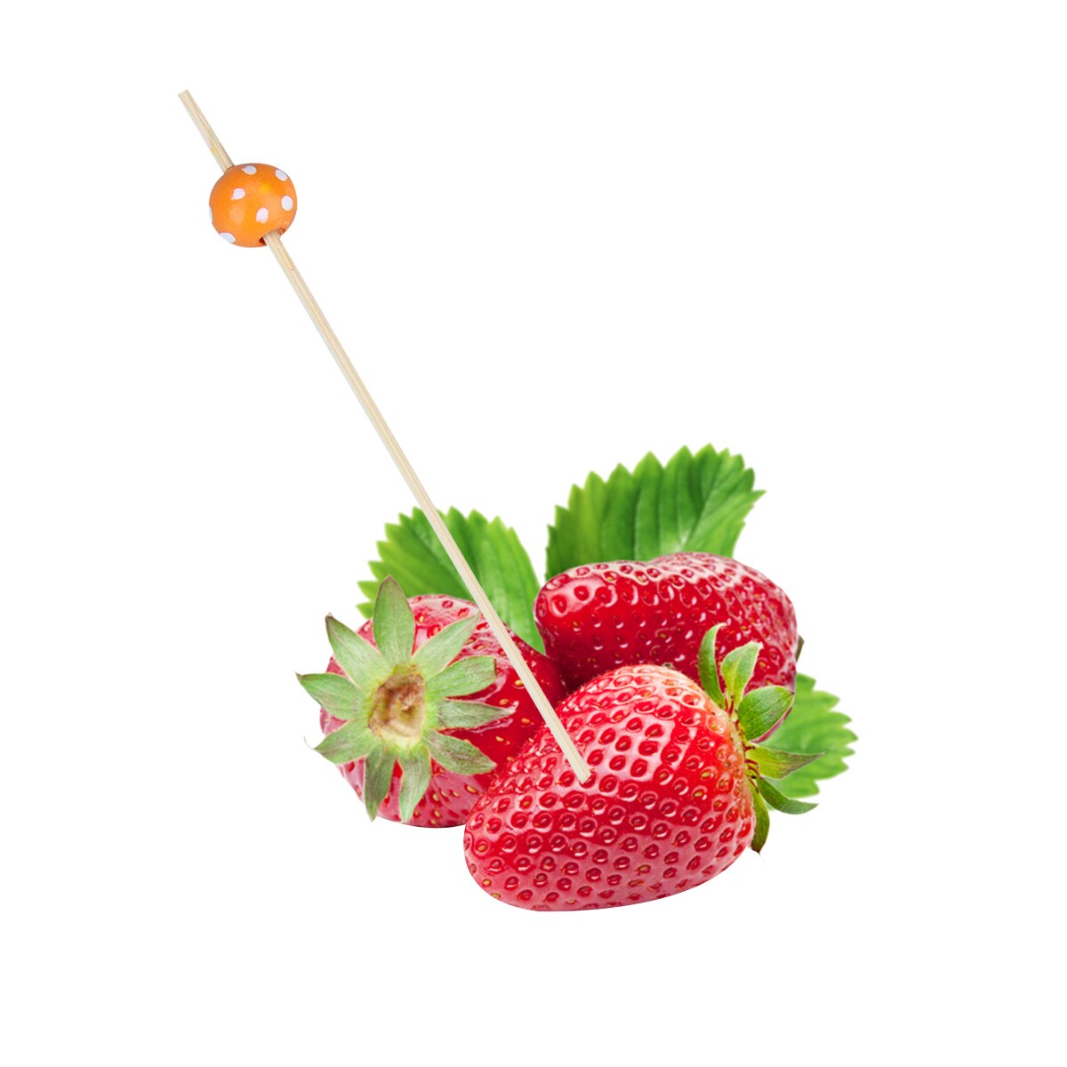 ROSENICE 100PCS Kleurrijke Bamboe Tag Fruit Teken Tandenstoker Cocktail Decoratie Fruitschaal Dessert Vork (Gemengde Kleur)