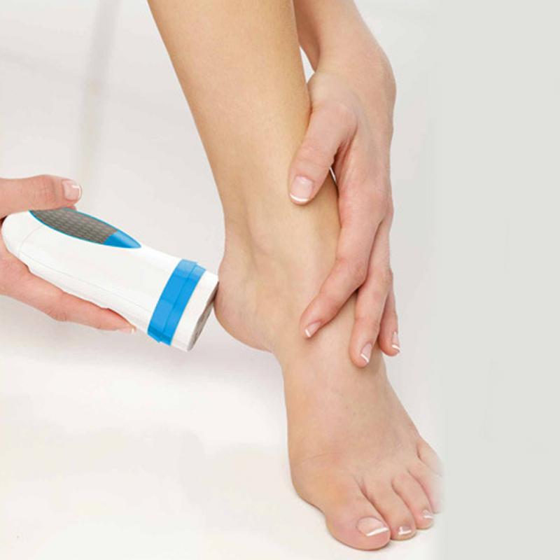 Lima Eléctrica para Pies - Pedi Spin Eliminador de Callos - Funciona a Pilas - Herramienta Plástico Cuidado de Pies