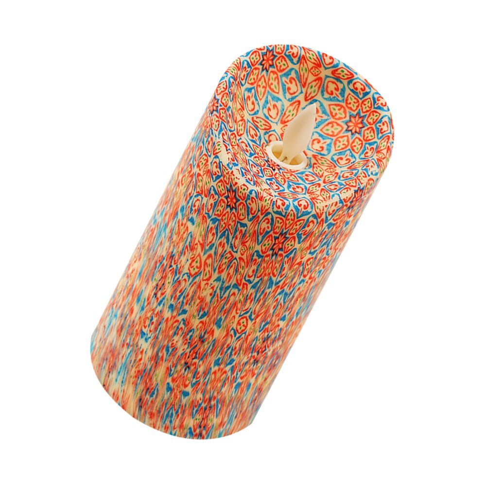 1Pc walentynki świeca elektroniczna romantyczne materiały ślubne bar scena dekoracje: kolorowy