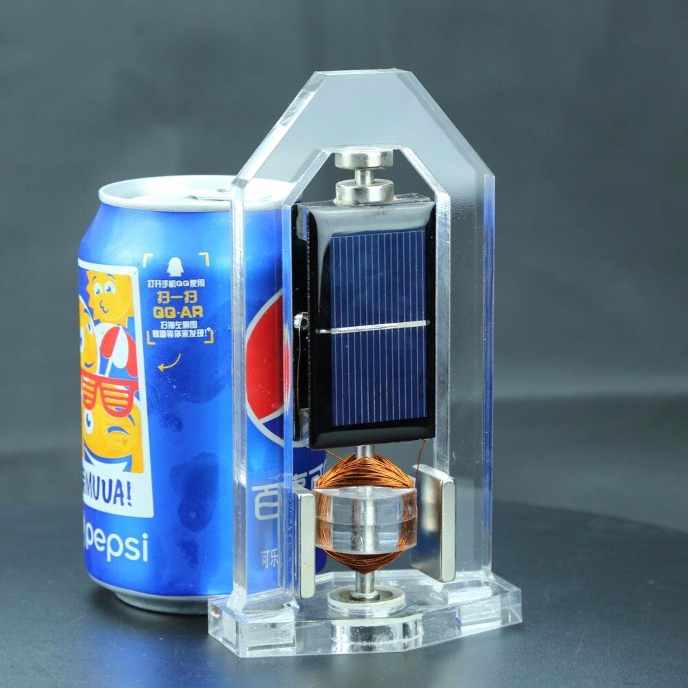 Magnetic suspension high speed solar motor Mendocino motor vertical solar technology toy