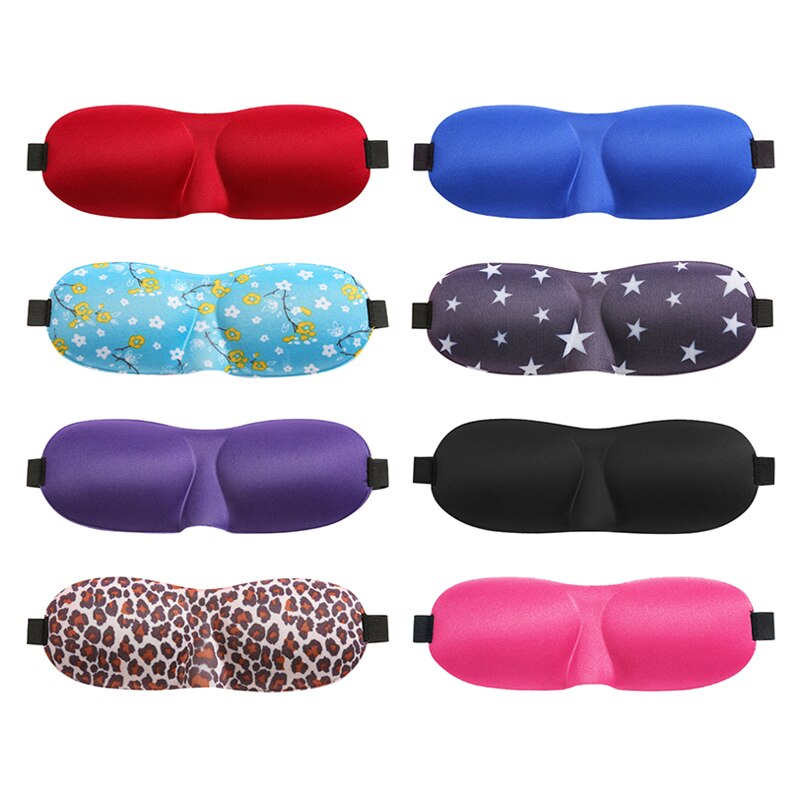 1pc 3D Eye Shade Sleeping Mask Cover Natural Silk Blindfold For Sleep Assist and Eye Relaxation Home Hotel Plane