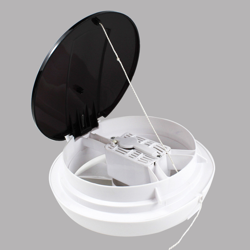 Round bath 8 inch kitchen lampblack glass wall pipe type ventilation fan bathroom exhaust 6 ITAS9918A