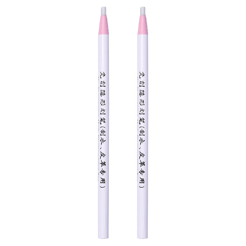 Rotulador de costura Invisible, tiza de sastre para costura, pluma de marcado para manualidades, ropa de costura, cuero: 2pcs
