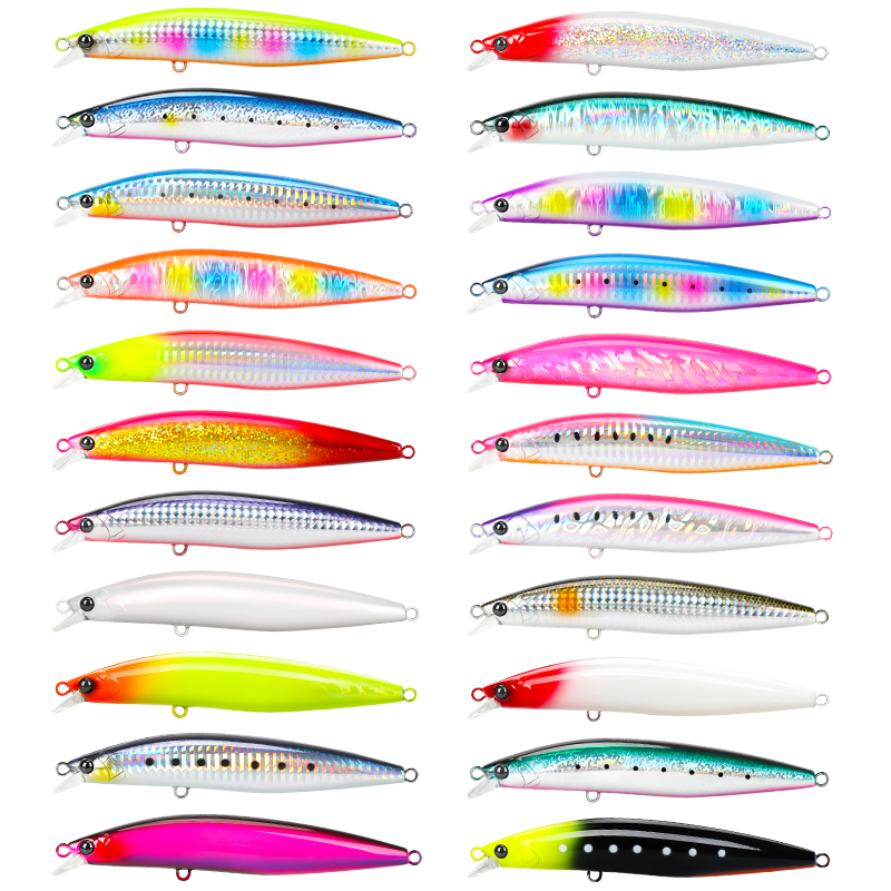 TSURINOYA High Strength Ultra-long Casting Sinking Minnow Stinger 125S 125mm 28g Saltwater Fishing Lure Artificial Hard Baits