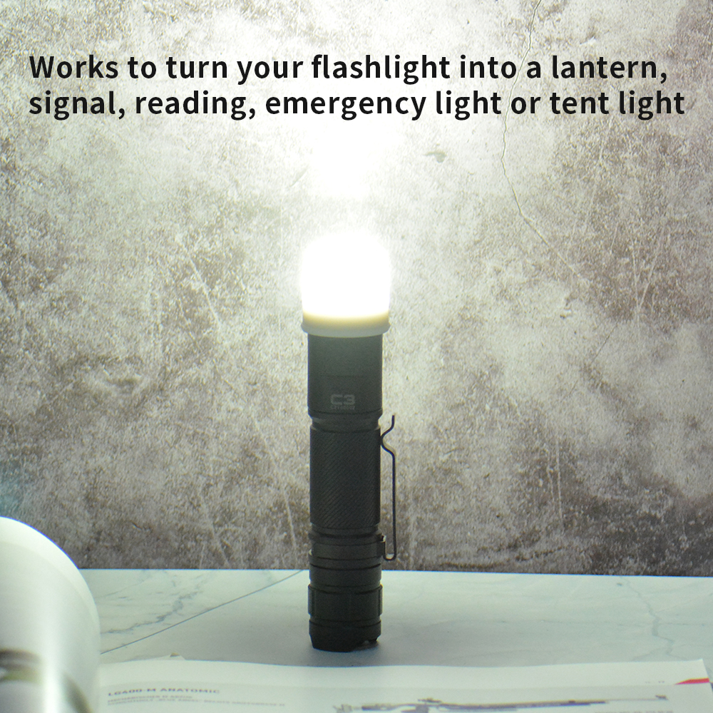 WUBEN – diffuseur de faisceau de lampe de poche pour la lecture, adapté à WUBEN L50 L50S C3 TO40R T046R