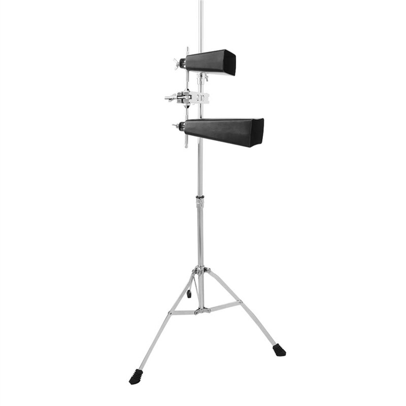 Percussion Instrument Knocking Black No-hole Metal Cowbell Drum Knocking Kit Part... – Vicedeal
