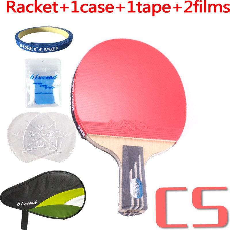 YINHE Galaxy 8 star 08B/D Table Tennis finished rackets table tennis rackets racquet sports carbon blade fast attack with loop: CS with HM case