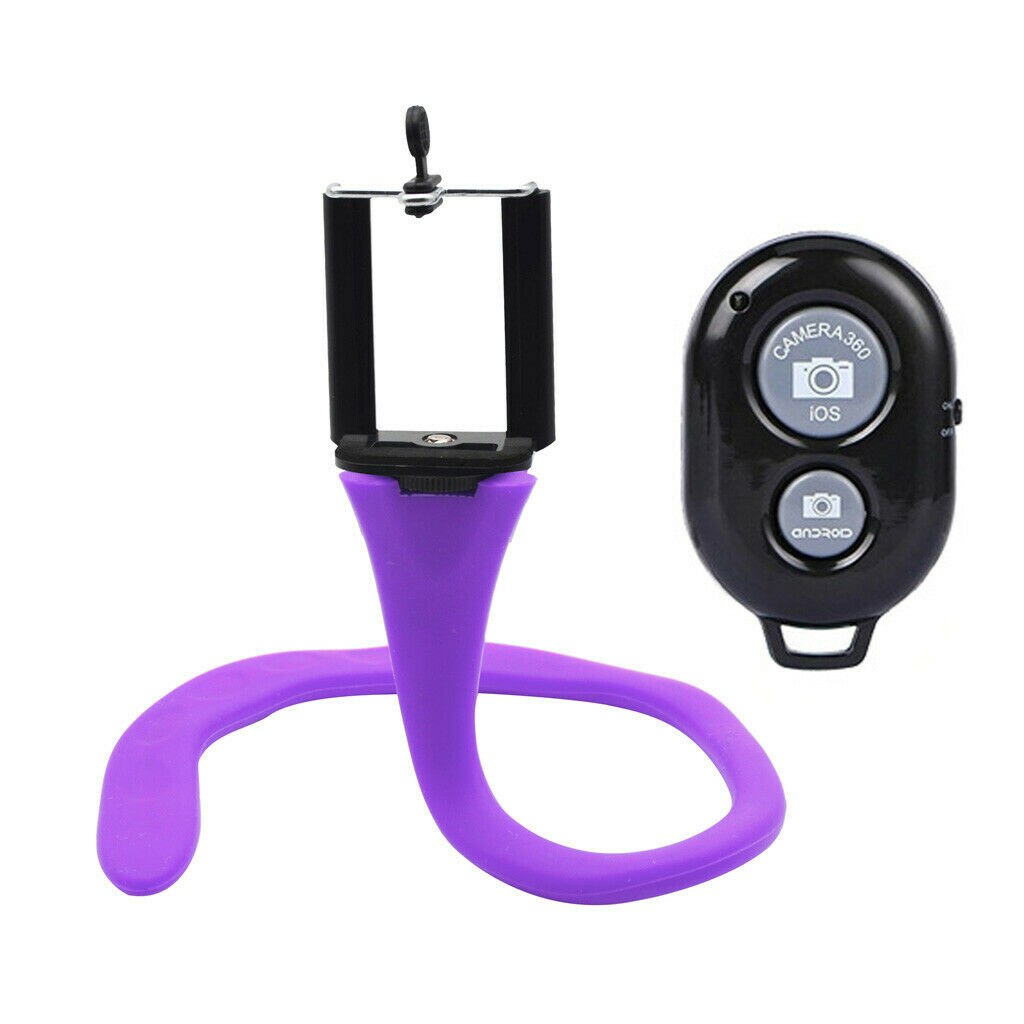 5 farver fleksibel selfie stick til smartphone multifunktion trådløs bluetooth stativ abeholder til kameratelefon bilcykel
