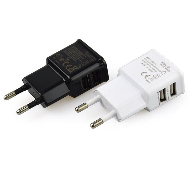 Voor Samsung Galaxy S3 S4 S6 S7 Rand Note 4 5 J2 J3 J5 J7 Charger Travel Adapter Eu ons 1M Dual Usb-kabel Opladen Voor Xiaomi