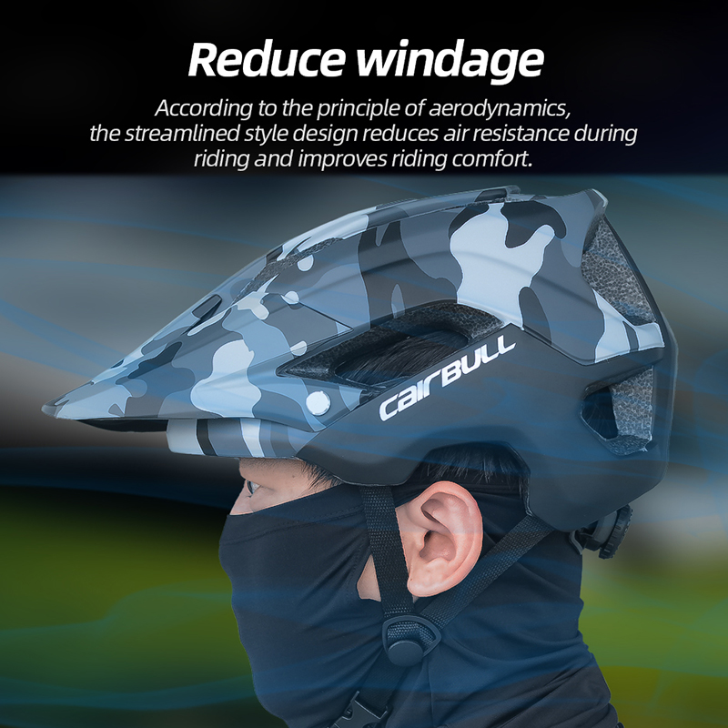Cairbull MTB Bicycle Helmet Mountain Bike Removable Sun Visor XC DH AM HardTrail ENDURO Cycling Outdoor Safety Helmet