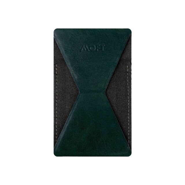 Moft X Onzichtbare Telefoon Beugel Pasta Soort Opvouwbare Draagbare Kaarthouder Verstelbare Standaard Voor Alle Iphone Android Smartphones: green