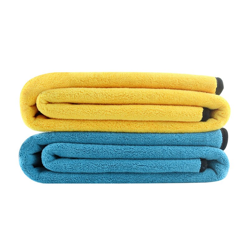 Tørkehåndkle for kjæledyr hund ultraabsorberende hundebadehåndkle mikrofiber mykt materiale mikrofiber potetrykk badehåndkle med lommer