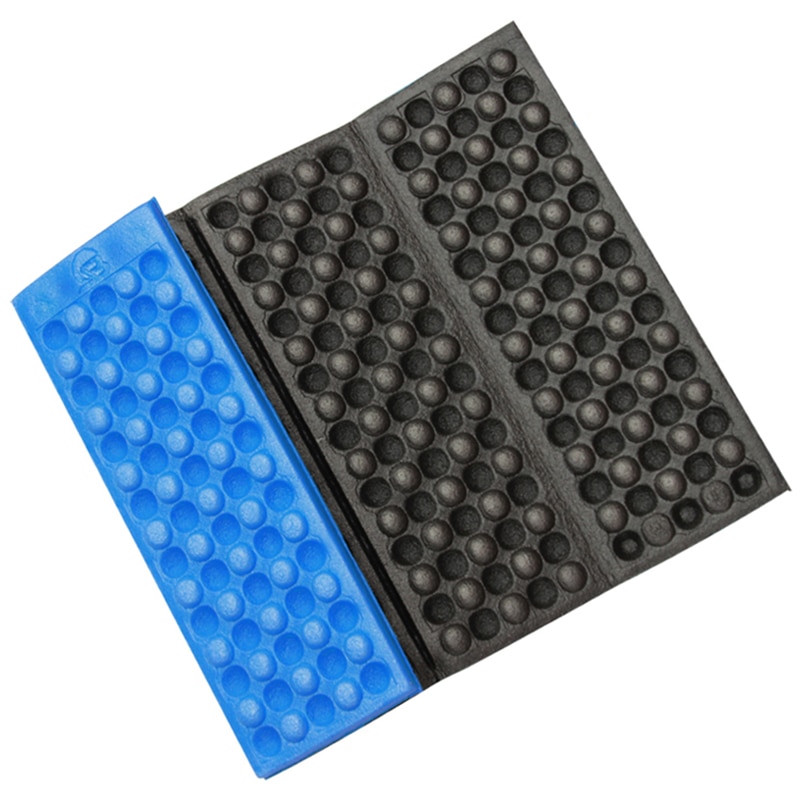 Coussin en mousse en plein air Camping voyage tapis coussin pliant siège en mousse imperméable Portable étanche à l'humidité randonnée pique-nique siège: Bleu