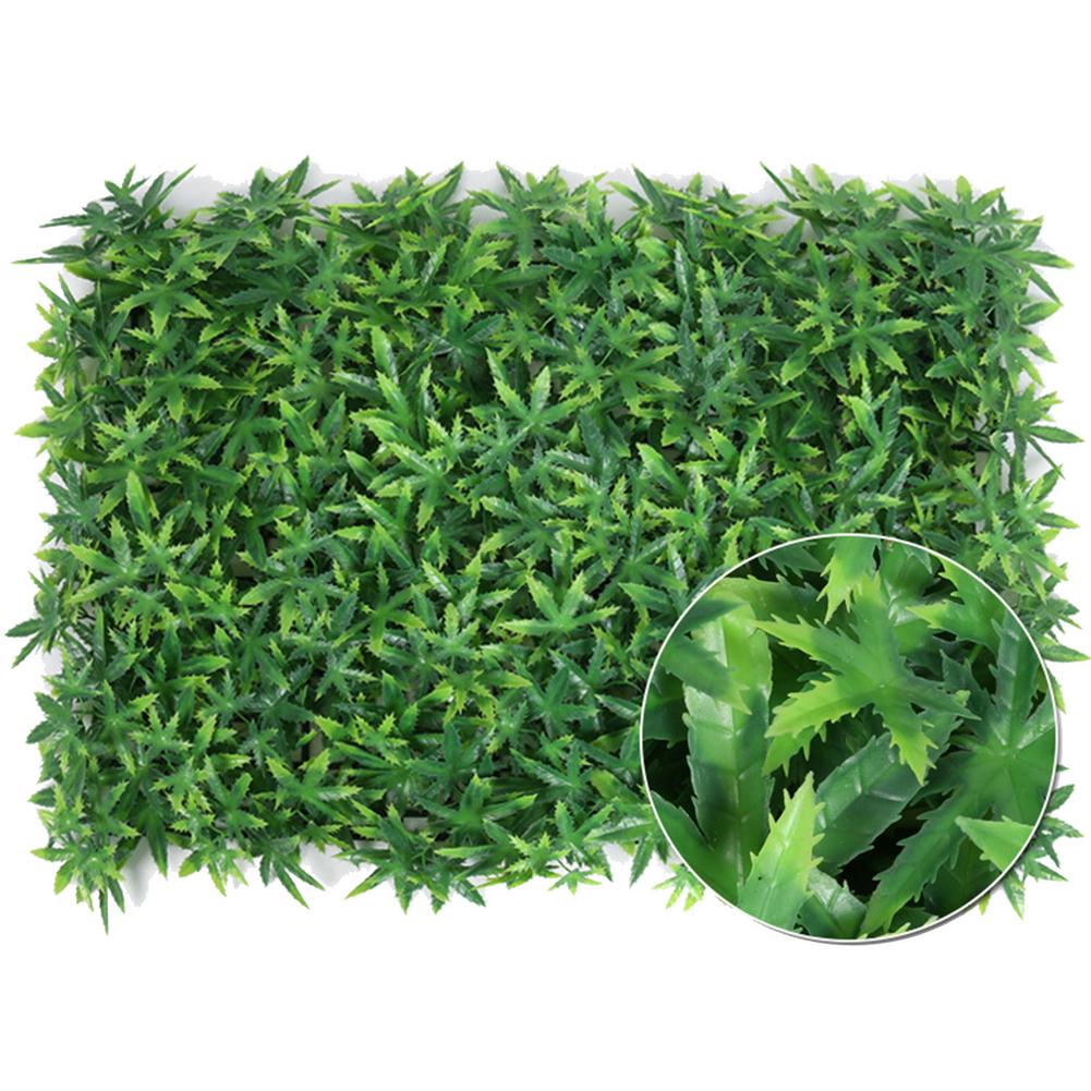60x40CM Artificial Plant Backdrop Panel UV Protected Privacy Hedge Screen Simulation Plant Wall Decor Lawn For Garden Decoration: D