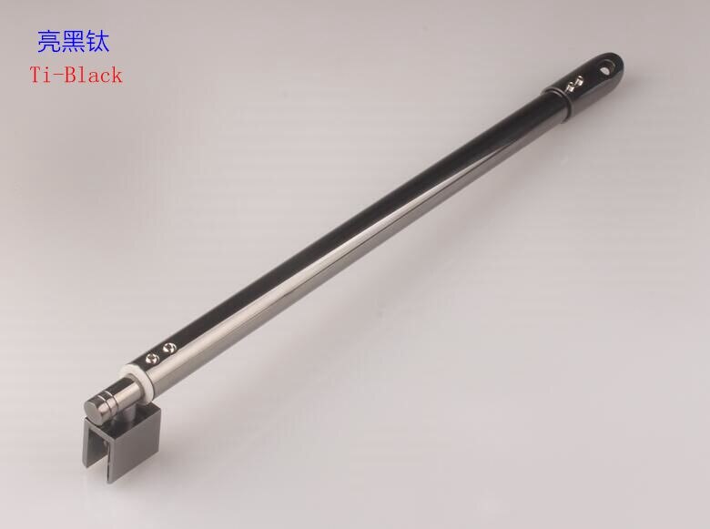 1PCS Stainless steel Shower Glass door fixed rod/clip,Bathroom glass support bar,length 30/40/50/60/70cm(DG1451)