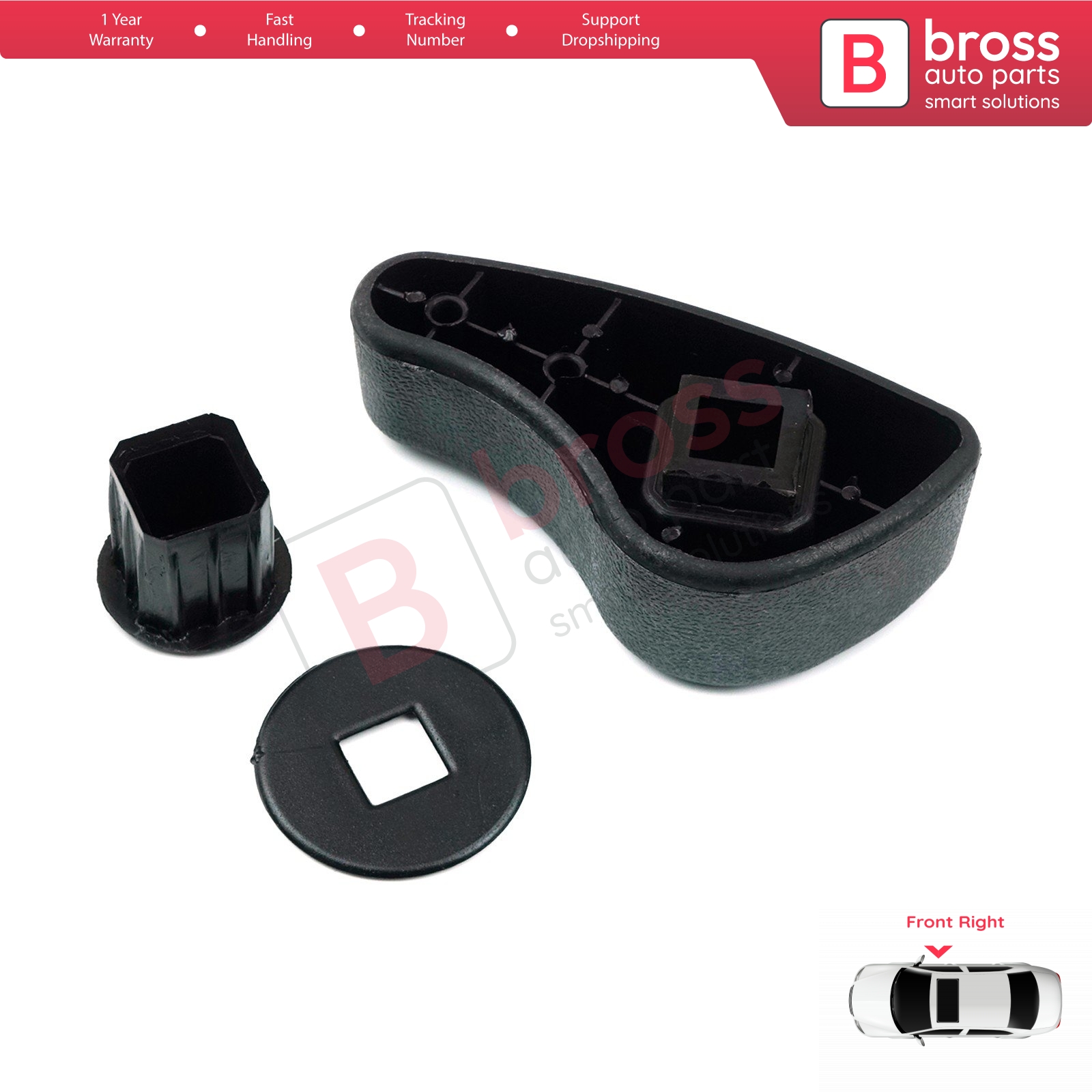 BDP621-2 Zetel Handvat Aanpassing Grip Hendel 7701205079 Rechtsvoor Voor Megane 1 1995-2002; Kangoo 1 ; trafic MK2 2001