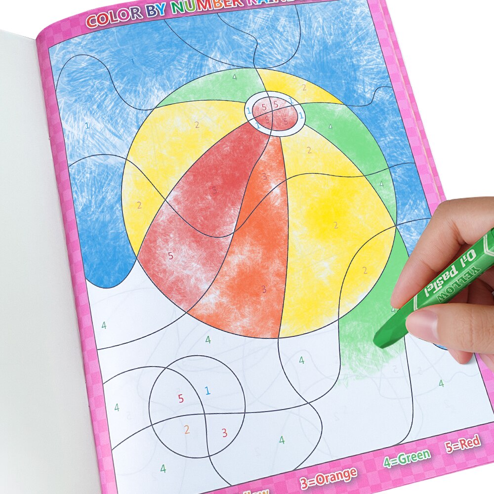 Baby learn drawing colors and numbers color by num vicedeal