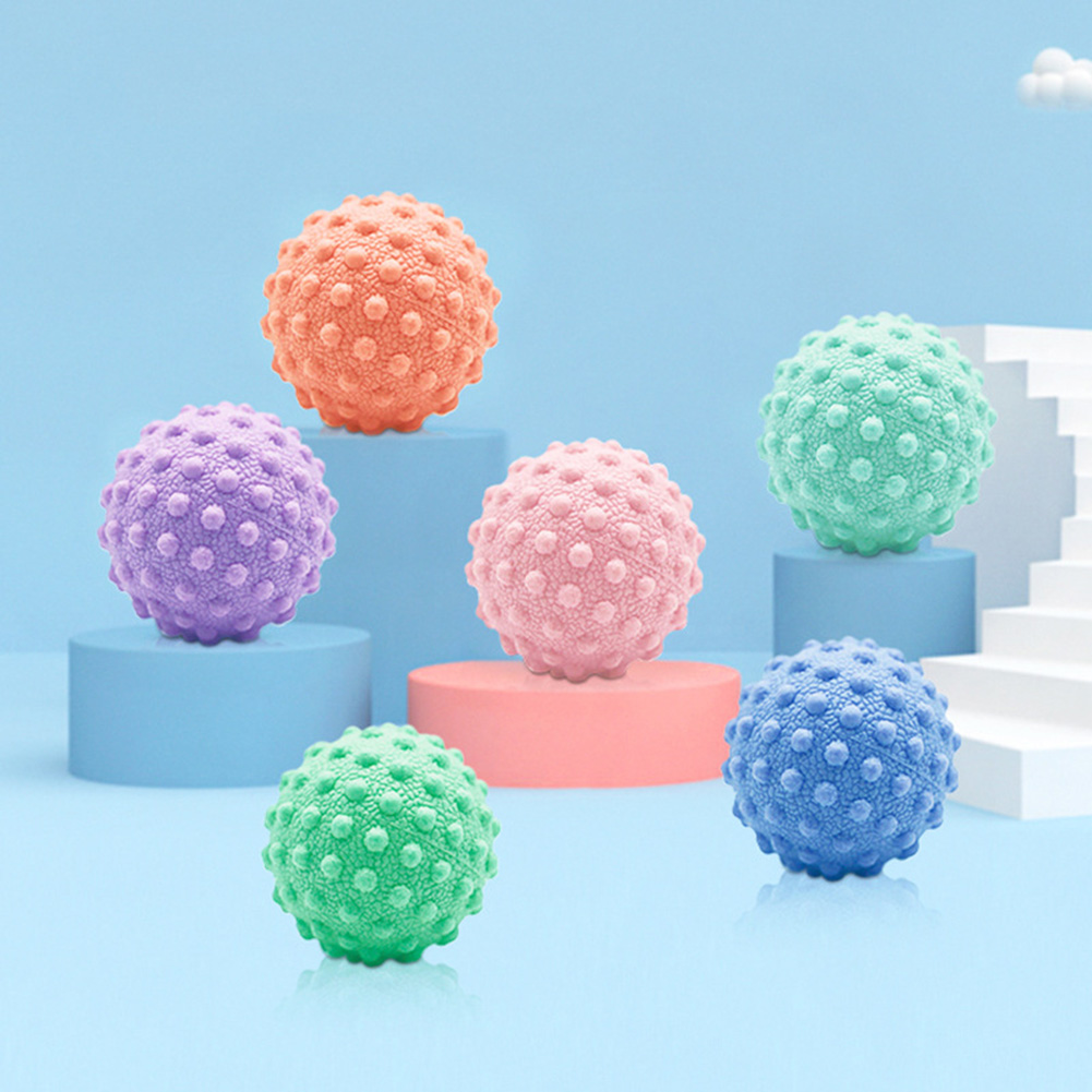 TPR Spiky Massage Ball Trigger Point Hand Foot Pain Relief Plantar Fasciitis Reliever Exercise Ball Hedgehog TrainingGriper Ball