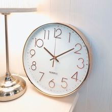 Rose guld kvarts ur til soveværelse hotel til digitalt ur vægur kontor stue boligindretning til ornament