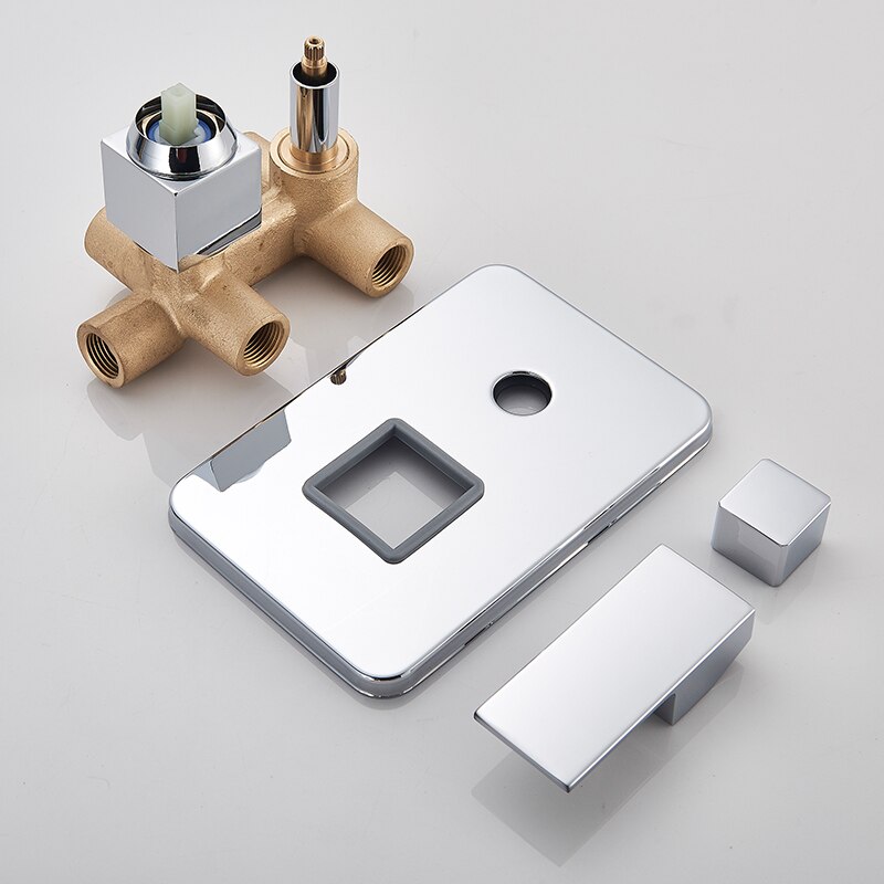 2/3 Manieren Badkamer Accessoires Badkamer Douche Mengkraan Enkel Handvat Wall Mount Koud Water Douche Kraan Messing Cartridge
