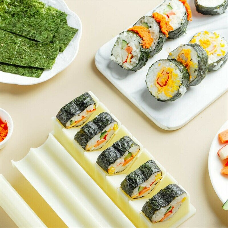 Sushi creatore stampo per riso stampo per torta giapponese stampo multifunzione kit per Sushi: come mostrato