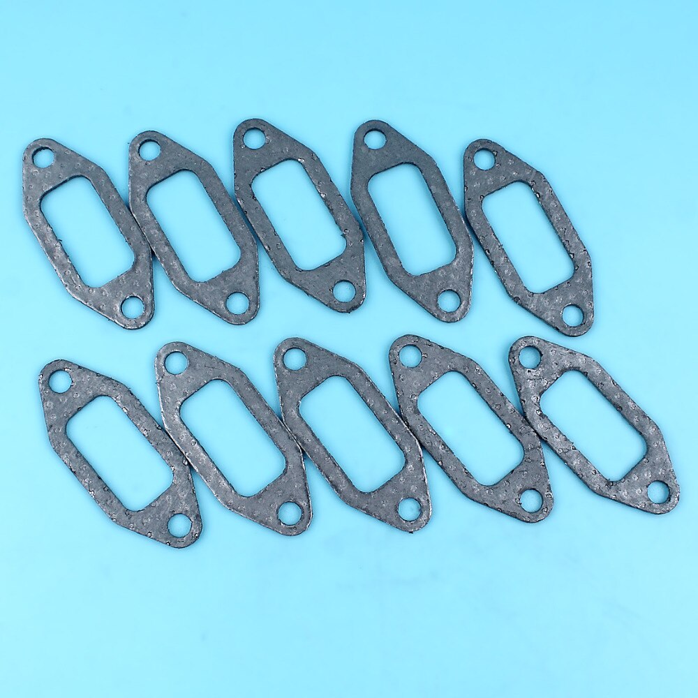 10Pcs Exhaust Muffler Gasket For Husqvarna 362 365 371 372 372XP 372 XP Chainsaw Replacement Spare Part