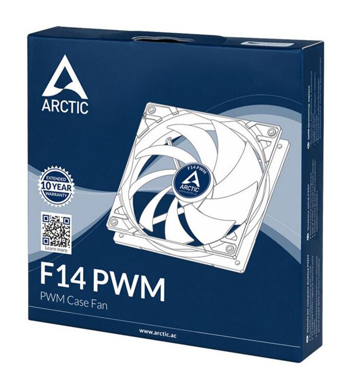 ARCTIC F14 PWM REV.2 14CM Fan For Computer Case 4pin PMW Fan Port 140mm Watercooling Fan For CPU Radiator