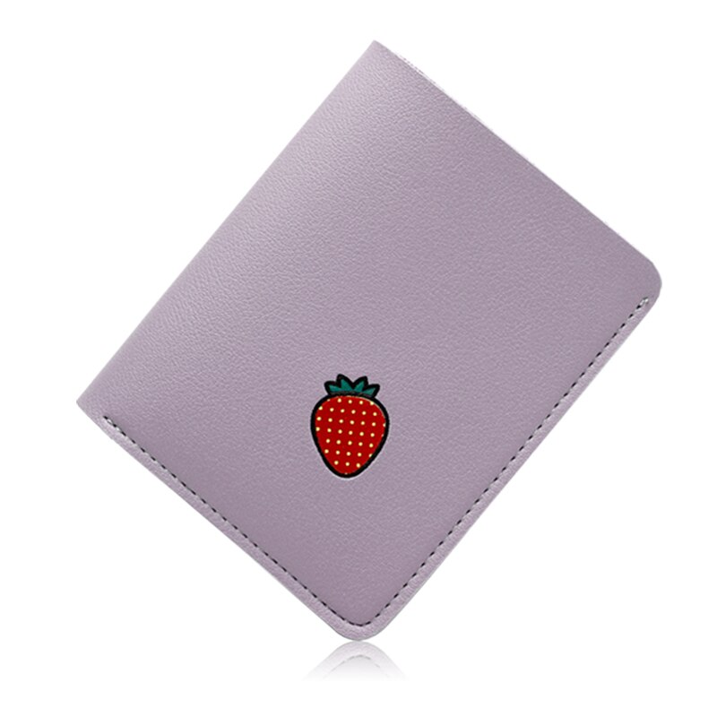 Cartera de mujer de la fruta de la personalidad lindo Mini fresa sandía chica adolescente pequeño monedero Top carteras de cuero monederos