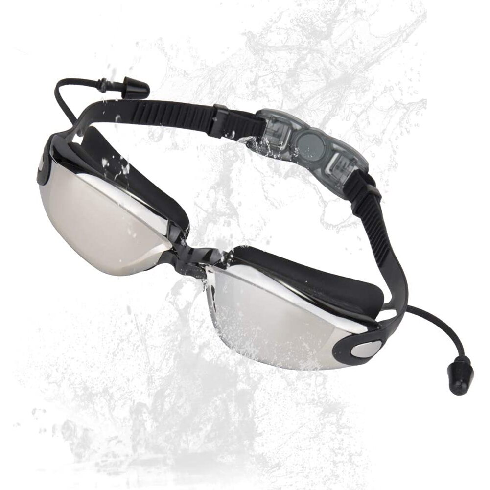 Zwembril Kinderen Galvaniseren Waterdicht Zwemmen Bril Geen Lekkage Anti Fog Uv-bescherming Goggle Met Trans Lenzen