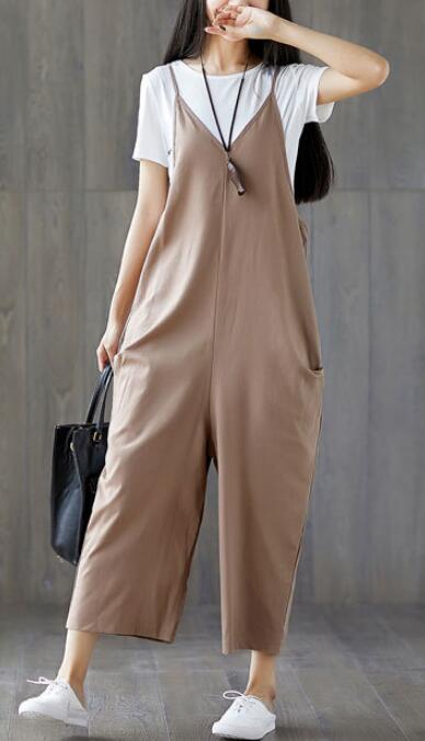 Monos de maternidad de color puro para pantalones de mujer embarazada, Baberos braguados para el trabajo, con tirantes de uniforme elásticos: Champán / L