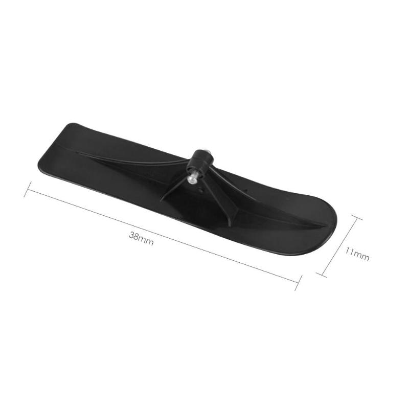 Ski Boards Effen Kleur Multifunctionele 1 Paar Pe Plastic Ski Board 2 In 1 Winter Outdoor sport Scooter Onderdelen Zwart: Default Title