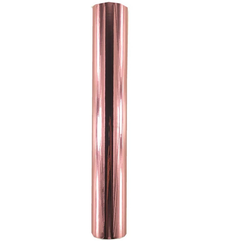 Glossy Holographic Opal Vinyl Chrome Adhesive Permanent Vinyl Film Roll 30X152cm Rose Gold: Default Title