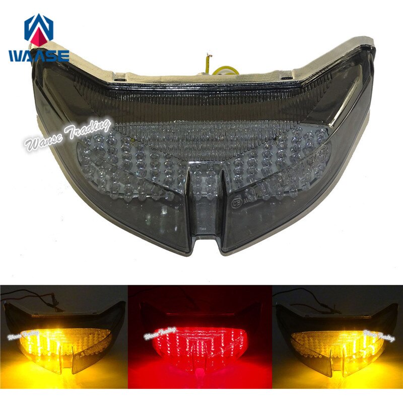 Waase voor yamaha  fz1 fzs 1000 fazer naked 2006 2007 e- mark achterlicht rem richtingaanwijzers geïntegreerde led-verlichting
