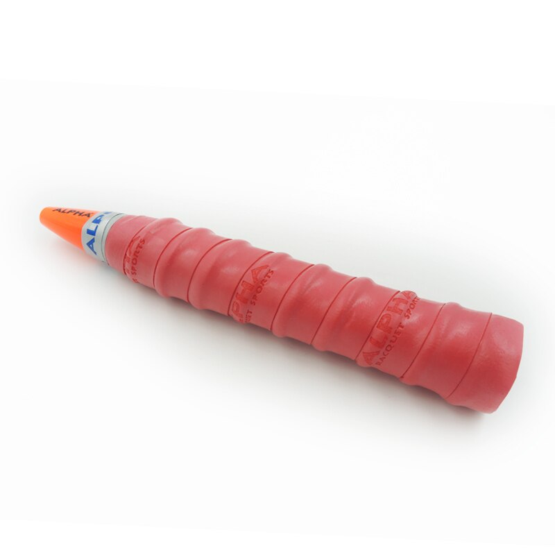 Alpha 5 Stks/partij Eva Zweetband Grips Stok Dunne Racket Overgrip 0.6 + 0.4Mm Dompelen Coating Proces Badminton Overgrips