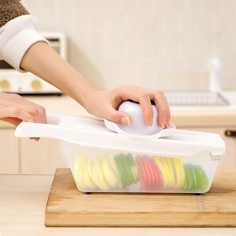 Multifunctional Vegetable Cutter for Vegetables Shredders Multi Slicer Peeler Carrot Fruit 6 in 1 Gadgets Vegetable Cutting Tool