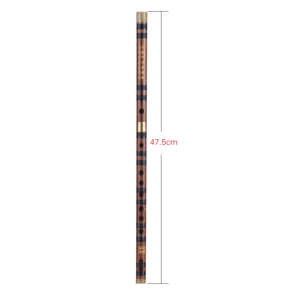 Flauta china tradicional de bambú para principiantes, instrumento Musical de , Dizi, llave C D G enchufable, bambú amargado,