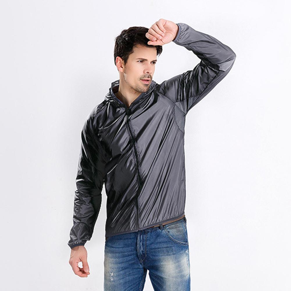 Waterdichte Mannen Hooded Jassen Zon Snel Droog Outdoor Anti-Uv Fietsen Camping Ultra Licht Jas Kleding