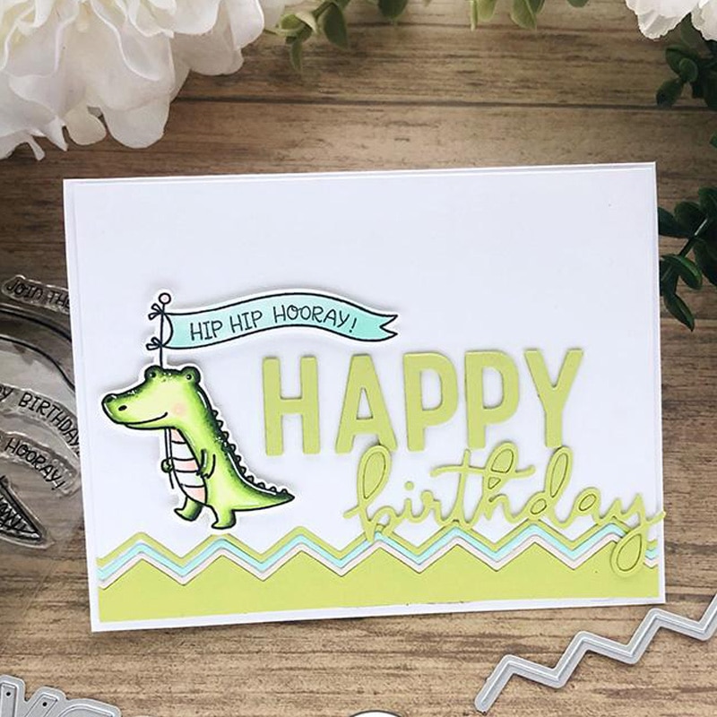 Litet djur piggy sjölejon gör självklart siikon stämpelkort att göra hantverk dekor scrapbooking mall stencil dies
